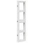 vidaXL Biombo separador de 6 paneles madera maciza Paulownia blanco vidaXL Biombo separador de 6 paneles madera maciza Paulownia blanco