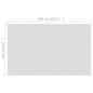 vidaXL Cubierta solar de piscina de PE flotante gris 260x160 cm