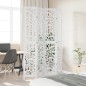 vidaXL Biombo separador de 4 paneles madera maciza Paulownia blanco vidaXL Biombo separador de 4 paneles madera maciza Paulownia blanco