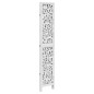 vidaXL Biombo separador de 4 paneles madera maciza Paulownia blanco vidaXL Biombo separador de 4 paneles madera maciza Paulownia blanco
