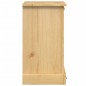 vidaXL Mesita de noche Corona madera maciza de pino 45x35x64 cm vidaXL Mesita de noche Corona madera maciza de pino 45x35x64 cm