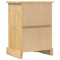 vidaXL Mesita de noche Corona madera maciza de pino 45x35x64 cm vidaXL Mesita de noche Corona madera maciza de pino 45x35x64 cm