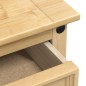 vidaXL Mesita de noche Corona madera maciza de pino 45x35x64 cm vidaXL Mesita de noche Corona madera maciza de pino 45x35x64 cm