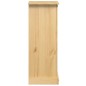 vidaXL Mesita de noche Corona madera maciza de pino 53x39x103 cm vidaXL Mesita de noche Corona madera maciza de pino 53x39x103 cm