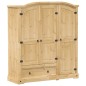 vidaXL Armario Corona madera maciza de pino 151,5x52x170 cm vidaXL Armario Corona madera maciza de pino 151,5x52x170 cm