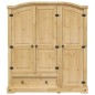 vidaXL Armario Corona madera maciza de pino 151,5x52x170 cm vidaXL Armario Corona madera maciza de pino 151,5x52x170 cm