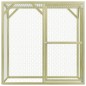 vidaXL Jaula gallinero madera impregnada pino y acero 1,5x1,5x1,5 m vidaXL Jaula gallinero madera impregnada pino y acero 1,5x1,5x1,5 m