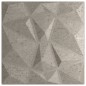 vidaXL Paneles pared 48 uds XPS diamante gris hormigón 50x50cm 12 m²