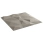 vidaXL Paneles pared 48 uds XPS diamante gris hormigón 50x50cm 12 m²