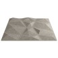 vidaXL Paneles pared 48 uds XPS diamante gris hormigón 50x50cm 12 m²