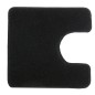 Kleine Wolke Alfombra de baño para inodoro Relax negro 55x55 cm Kleine Wolke Alfombra de baño para inodoro Relax negro 55x55 cm