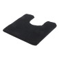 Kleine Wolke Alfombra de baño para inodoro Relax negro 55x55 cm Kleine Wolke Alfombra de baño para inodoro Relax negro 55x55 cm