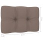 vidaXL Set muebles de jardín y cojines 3 pzas madera pino impregnada vidaXL Set muebles de jardín y cojines 3 pzas madera pino impregnada