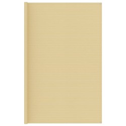 vidaXL Alfombra para tienda de campaña beige 300x500 cm