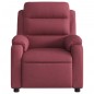 vidaXL Sillón reclinable de tela rojo tinto vidaXL Sillón reclinable de tela rojo tinto