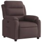 vidaXL Sillón reclinable eléctrico tela marrón oscuro vidaXL Sillón reclinable eléctrico tela marrón oscuro
