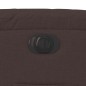 vidaXL Sillón reclinable eléctrico tela marrón oscuro vidaXL Sillón reclinable eléctrico tela marrón oscuro