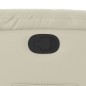 vidaXL Sillón reclinable elevable cuero artificial color crema vidaXL Sillón reclinable elevable cuero artificial color crema