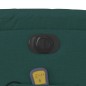 vidaXL Sillón masaje eléctrico reclinable elevable tela verde oscuro vidaXL Sillón masaje eléctrico reclinable elevable tela verde oscuro