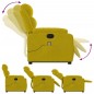 vidaXL Sillón reclinable de masaje elevable terciopelo amarillo vidaXL Sillón reclinable de masaje elevable terciopelo amarillo