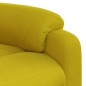 vidaXL Sillón reclinable de masaje elevable terciopelo amarillo vidaXL Sillón reclinable de masaje elevable terciopelo amarillo