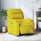 vidaXL Sillón reclinable de masaje eléctrico terciopelo amarillo vidaXL Sillón reclinable de masaje eléctrico terciopelo amarillo