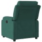 vidaXL Sillón reclinable de masaje eléctrico terciopelo verde oscuro vidaXL Sillón reclinable de masaje eléctrico terciopelo verde oscuro