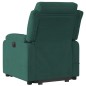 vidaXL Sillón masaje reclinable elevable terciopelo verde oscuro vidaXL Sillón masaje reclinable elevable terciopelo verde oscuro