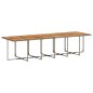 vidaXL Set comedor de jardín 17 pzas y cojines ratán sintético gris vidaXL Set comedor de jardín 17 pzas y cojines ratán sintético gris
