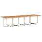 vidaXL Set comedor de jardín 17 pzas con cojines ratán sintético beige vidaXL Set comedor de jardín 17 pzas con cojines ratán sintético beige