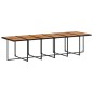 vidaXL Set comedor de jardín con cojines 13 pzas ratán sintético negro vidaXL Set comedor de jardín con cojines 13 pzas ratán sintético negro