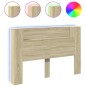 vidaXL Cabecero de cama con luz LED roble Sonoma 160x16,5x103,5 cm vidaXL Cabecero de cama con luz LED roble Sonoma 160x16,5x103,5 cm