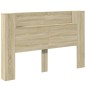 vidaXL Cabecero de cama con luz LED roble Sonoma 160x16,5x103,5 cm vidaXL Cabecero de cama con luz LED roble Sonoma 160x16,5x103,5 cm