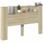 vidaXL Cabecero de cama con luz LED roble Sonoma 160x16,5x103,5 cm vidaXL Cabecero de cama con luz LED roble Sonoma 160x16,5x103,5 cm