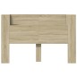 vidaXL Cabecero de cama con luz LED roble Sonoma 160x16,5x103,5 cm vidaXL Cabecero de cama con luz LED roble Sonoma 160x16,5x103,5 cm