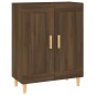 vidaXL Aparador madera contrachapada marrón roble 69,5x34x90 cm vidaXL Aparador madera contrachapada marrón roble 69,5x34x90 cm