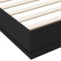 vidaXL Estructura de cama madera de ingeniería negra 180x200 cm vidaXL Estructura de cama madera de ingeniería negra 180x200 cm