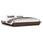 vidaXL Estructura de cama madera de ingeniería marrón roble 180x200 cm vidaXL Estructura de cama madera de ingeniería marrón roble 180x200 cm