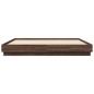 vidaXL Estructura de cama madera de ingeniería marrón roble 180x200 cm vidaXL Estructura de cama madera de ingeniería marrón roble 180x200 cm