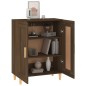 vidaXL Aparador madera contrachapada marrón roble 69,5x34x90 cm vidaXL Aparador madera contrachapada marrón roble 69,5x34x90 cm