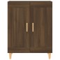 vidaXL Aparador madera contrachapada marrón roble 69,5x34x90 cm vidaXL Aparador madera contrachapada marrón roble 69,5x34x90 cm