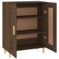 vidaXL Aparador madera contrachapada marrón roble 69,5x34x90 cm vidaXL Aparador madera contrachapada marrón roble 69,5x34x90 cm