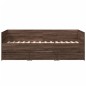 vidaXL Tumbona con cajones madera ingeniería roble marrón 90x190 cm