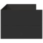 vidaXL Tumbona con cajones madera de ingeniería negro 100x200 cm vidaXL Tumbona con cajones madera de ingeniería negro 100x200 cm