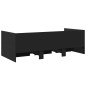 vidaXL Tumbona con cajones madera de ingeniería negro 75x190 cm vidaXL Tumbona con cajones madera de ingeniería negro 75x190 cm