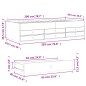 vidaXL Tumbona con cajones madera ingeniería roble marrón 100x200 cm vidaXL Tumbona con cajones madera ingeniería roble marrón 100x200 cm