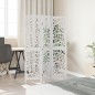 vidaXL Biombo separador de 3 paneles madera maciza Paulownia blanco vidaXL Biombo separador de 3 paneles madera maciza Paulownia blanco