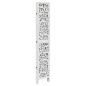 vidaXL Biombo separador de 5 paneles madera maciza Paulownia blanco vidaXL Biombo separador de 5 paneles madera maciza Paulownia blanco