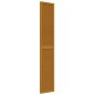 vidaXL Biombo separador de 3 paneles madera maciza paulownia marrón vidaXL Biombo separador de 3 paneles madera maciza paulownia marrón