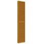 vidaXL Biombo separador de 5 paneles madera maciza paulownia marrón vidaXL Biombo separador de 5 paneles madera maciza paulownia marrón
